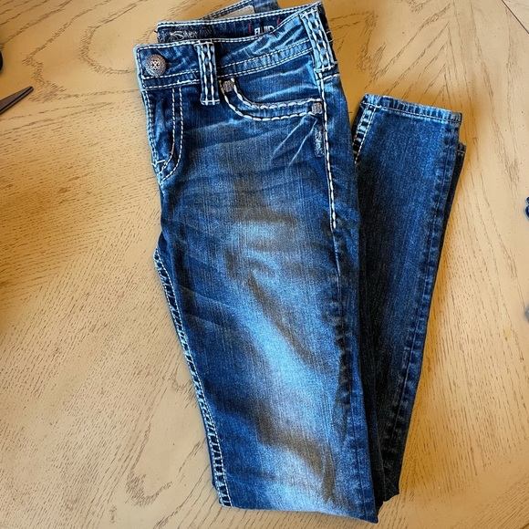 Silver Jeans Denim - Suki mid rise super skinny